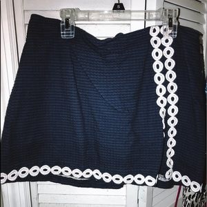 Lilly Pulitzer Blue and White Skort